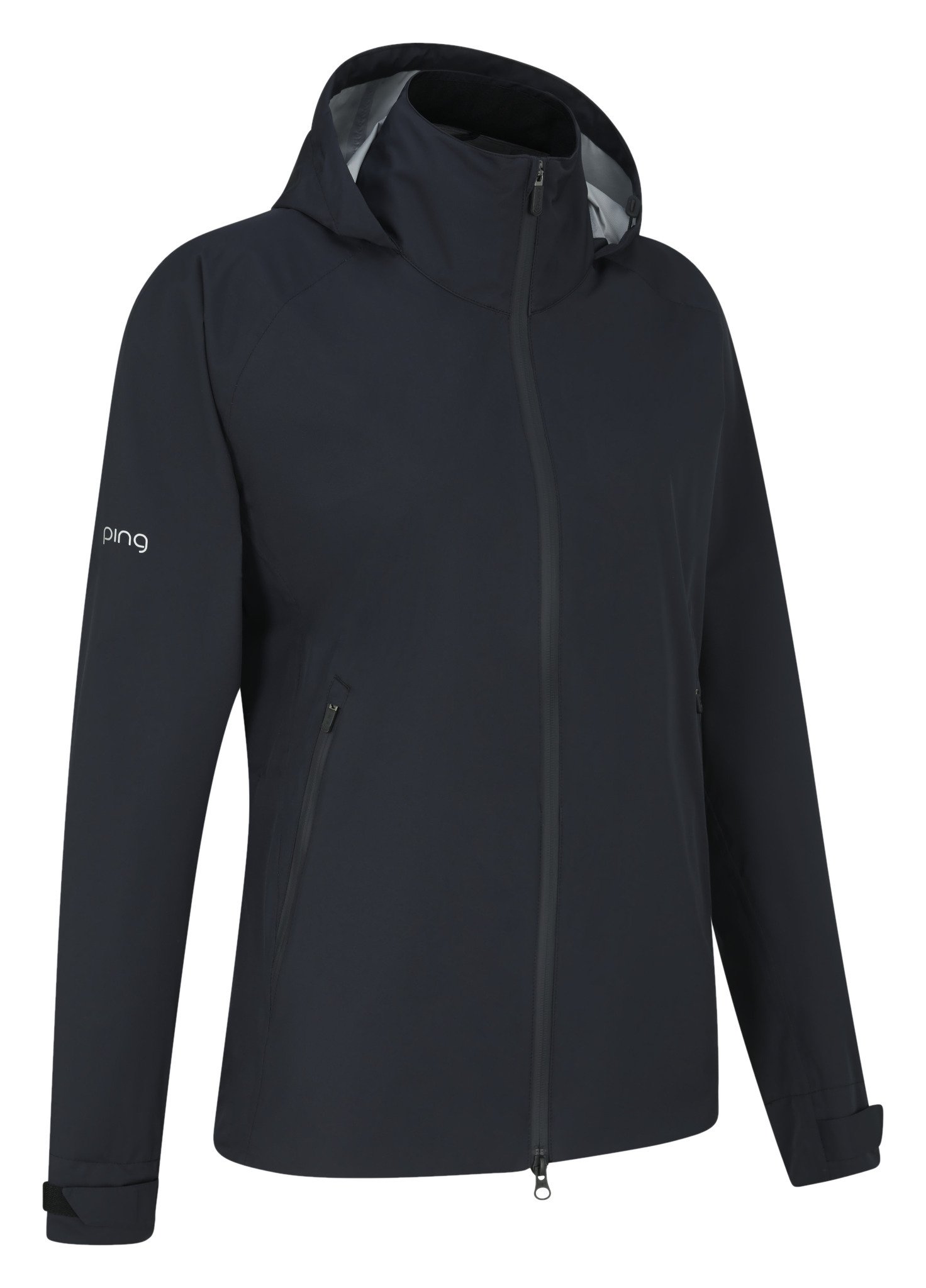 PING AquaDrive Waterproof dámska bunda, čierna