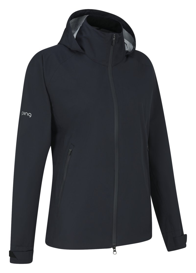 PING AquaDrive Waterproof dámska bunda, čierna
