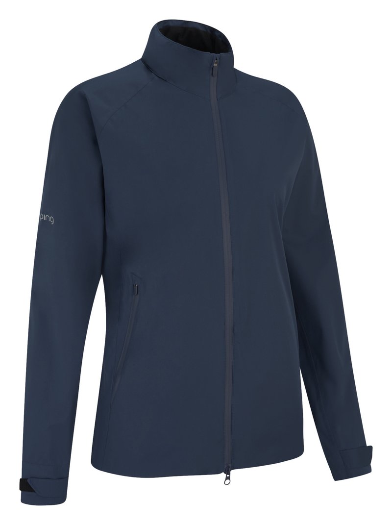 PING AquaDrive Waterproof dámska bunda, oxford blue