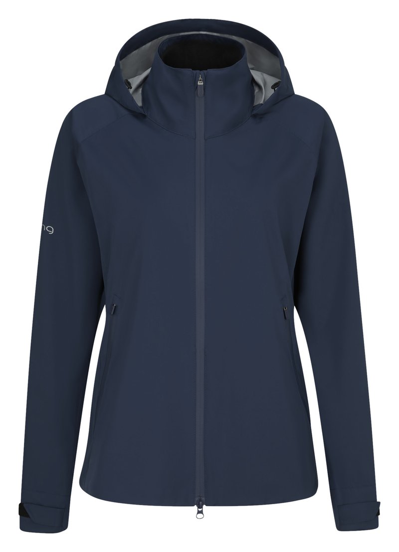 PING AquaDrive Waterproof dámska bunda, oxford blue