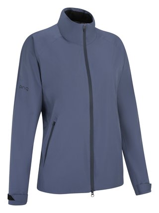 PING AquaDrive Waterproof dámska bunda, blue indigo
