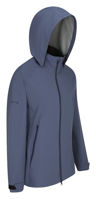PING AquaDrive Waterproof dámska bunda, blue indigo
