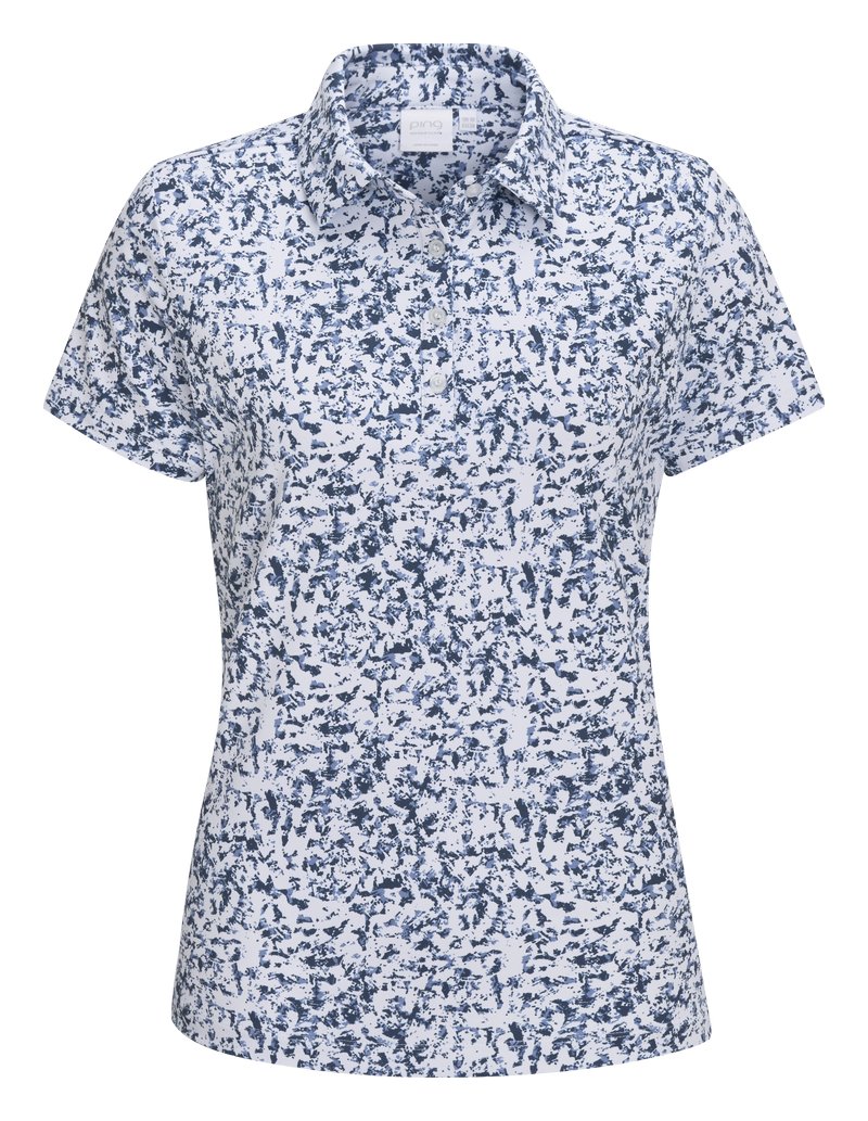 PING Mave dámske polo, white multi
