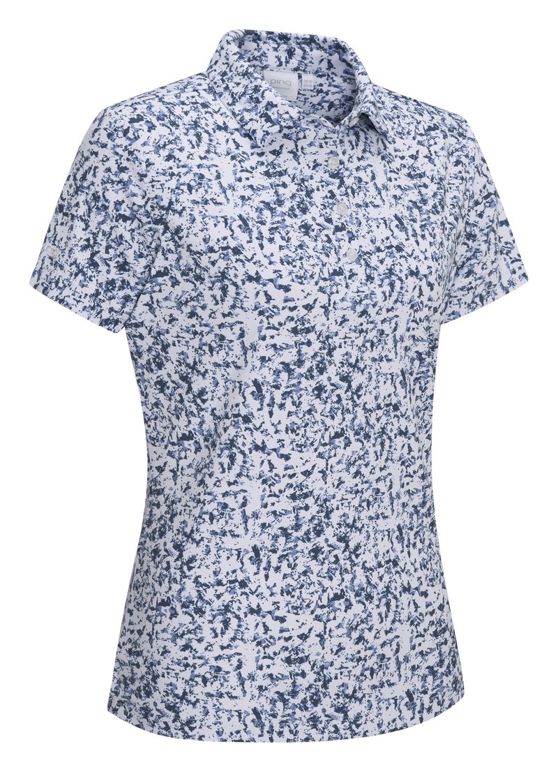 PING Mave dámske polo, white multi