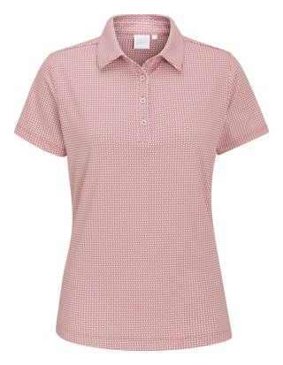 PING Mave dámske polo, coral blush/white