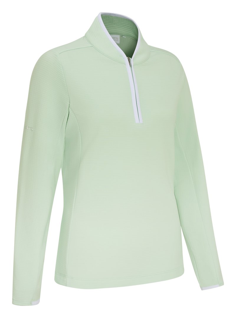 PING Abigale Performance Fleece dámska mikina, jade