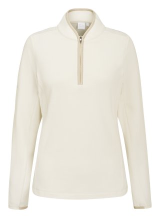 PING Abigale Performance Fleece dámska mikina, egret
