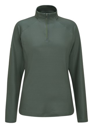 PING Jasmine Printed dámske tričko s dlhým rukávom, gorse green/laurel