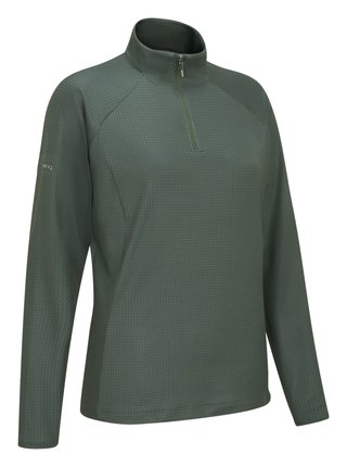 PING Jasmine Printed dámske tričko s dlhým rukávom, gorse green/laurel