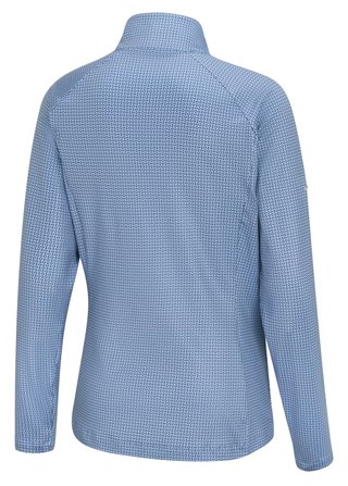 PING Jasmine Printed dámske tričko s dlhým rukávom, viola/blue indigo