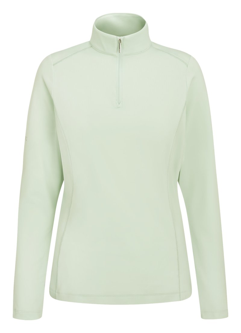 PING Aveline Half Zip dámske tričko s dlhým rukávom, jade