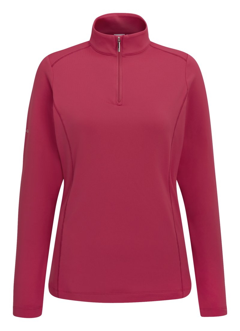 PING Aveline Half Zip dámske tričko s dlhým rukávom, freesia