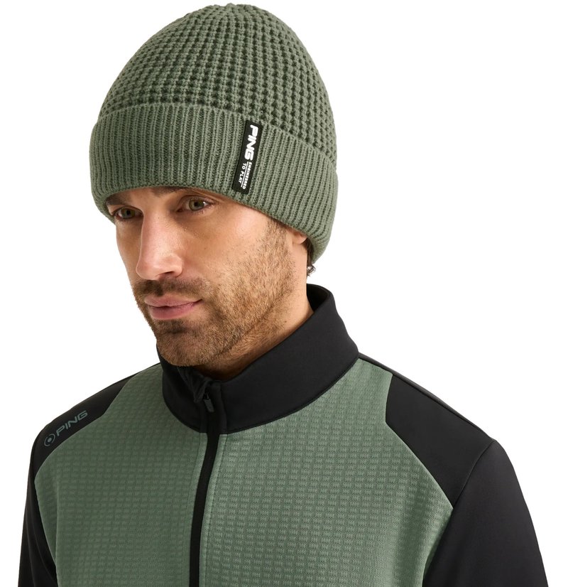 PING Quintin SensorWarm Knit pánska šiltovka, laurel