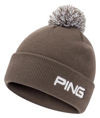 PING Cresting Knit pánska zimná čiapka, coffee