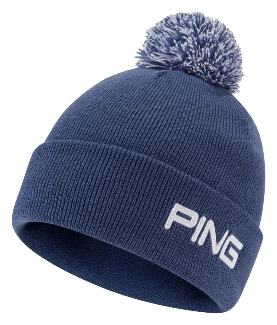 PING Cresting Knit pánska zimná čiapka, tmavomodrá