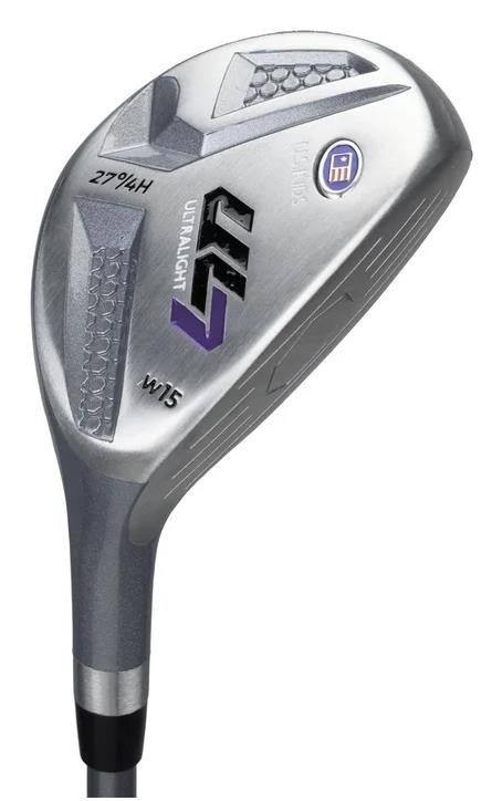 U.S. Kids Golf UL7-54 (137cm) W15 5-Club juniorský golfový set + stand bag, navy