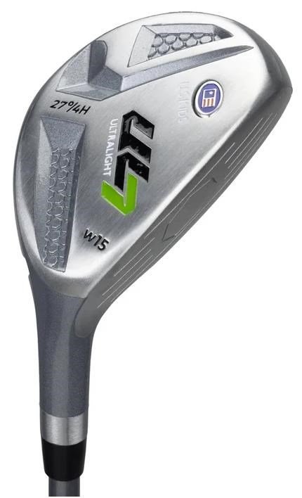 U.S. Kids Golf UL7-57 (145cm) W15 juniorský golfový set so stand bagom, navy/červená/biela