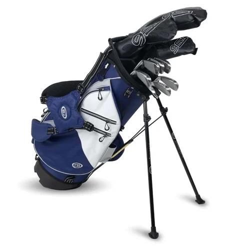 U.S. Kids Golf TS6-48 (122cm) 10-Club juniorský golfový set, grafit, + stand bag, navy/white/grey