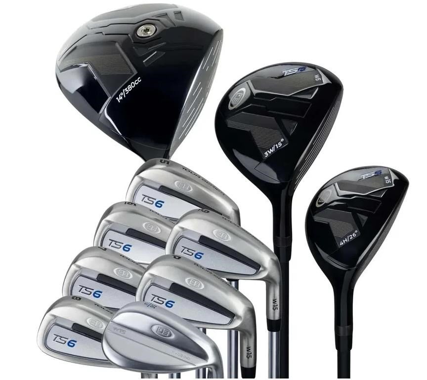 U.S. Kids Golf TS6-48 (122cm) 10-Club juniorský golfový set, grafit, + stand bag, navy/white/grey