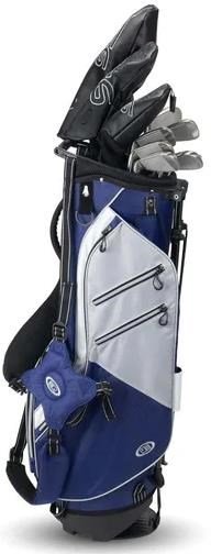 U.S. Kids Golf TS6-60 (152cm) 10-Club juniorský golfový set, grafit, + stand bag, navy/grey/white