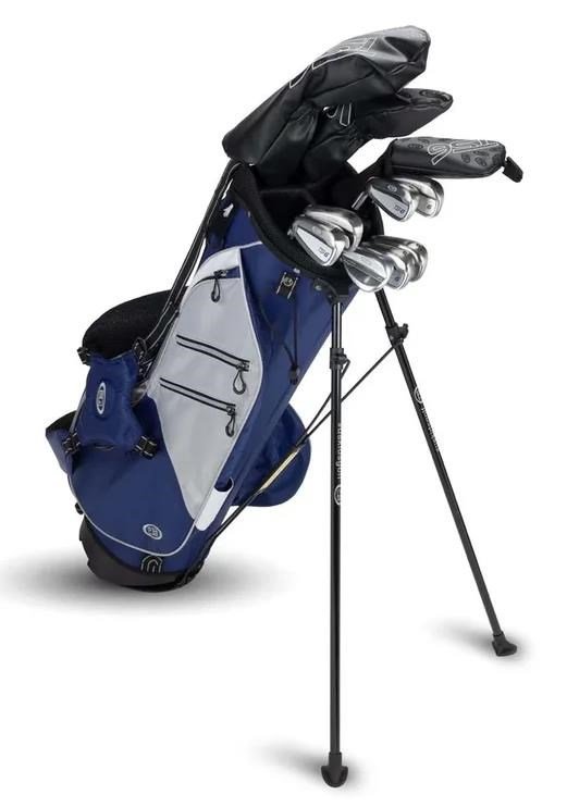 U.S. Kids Golf TS6-60 (152cm) 10-Club juniorský golfový set, grafit, + stand bag, navy/grey/white