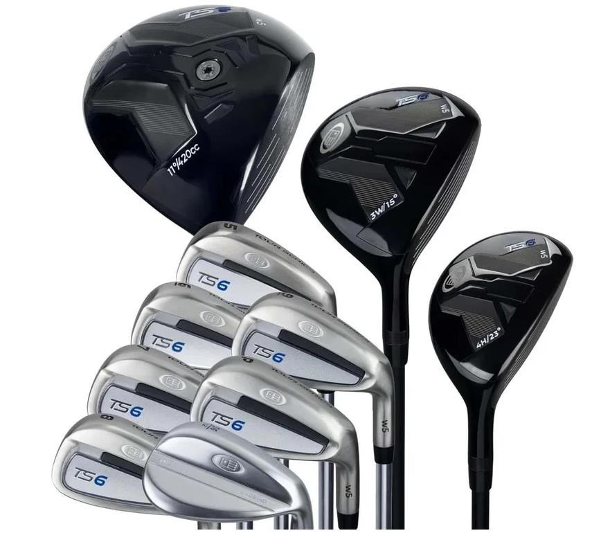 U.S. Kids Golf TS6-63 10 Club Stand Set juniorský golfový set, grafit