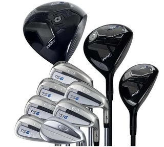 U.S. Kids Golf TS6-63 10 Club Stand Set juniorský golfový set, grafit
