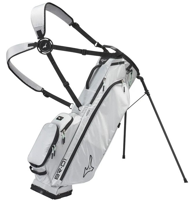 Mizuno BR-D1 stand bag, svetlo sivý