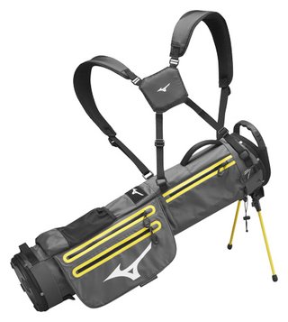 Mizuno BR-D2 stand bag, sivý/žltý