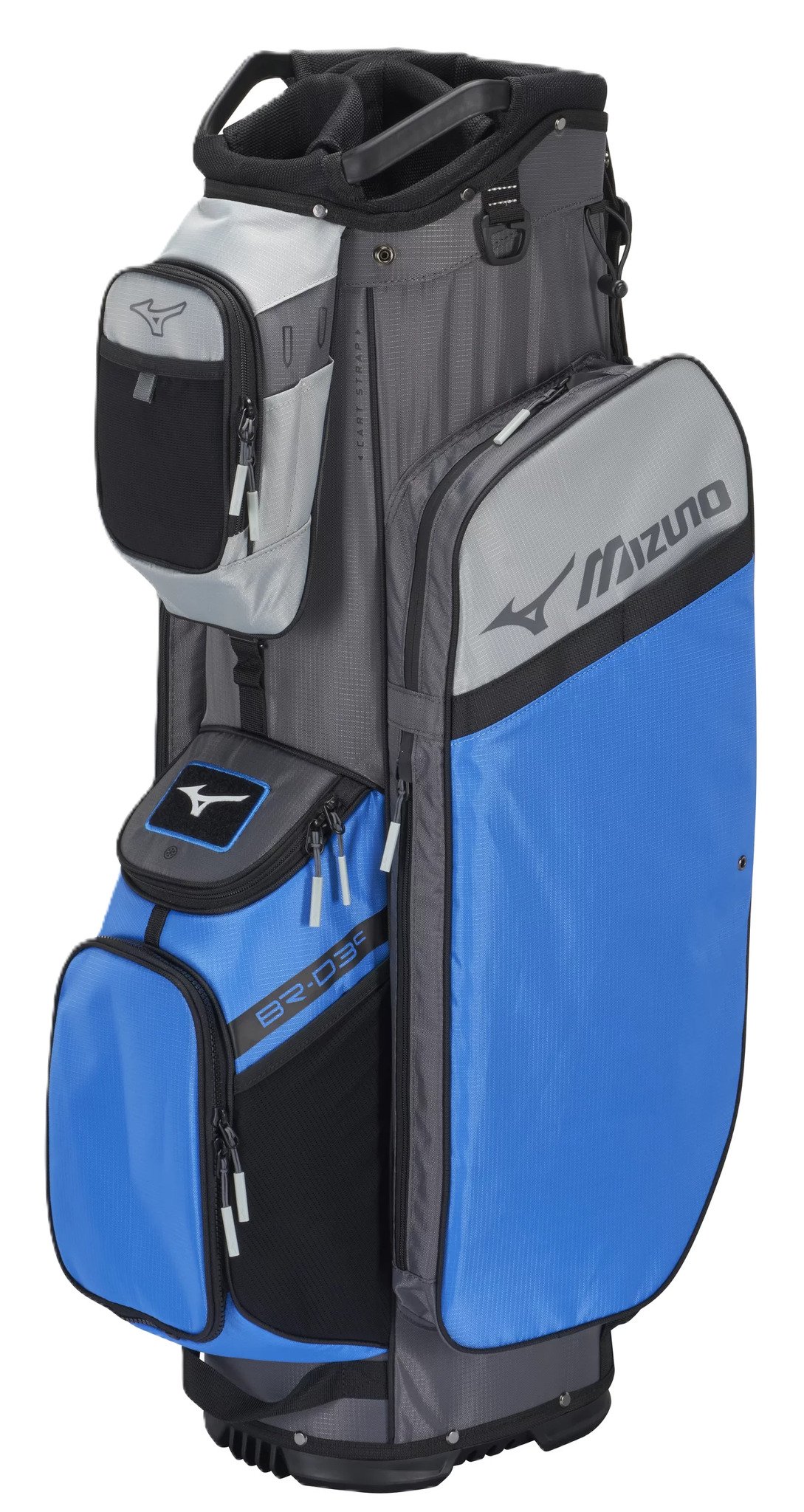 Mizuno BR-D3 cart bag, brilliant modrá/sivá