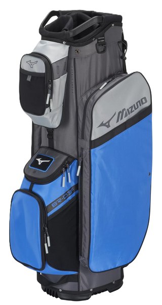 Mizuno BR-D3 cart bag, brilliant modrá/sivá