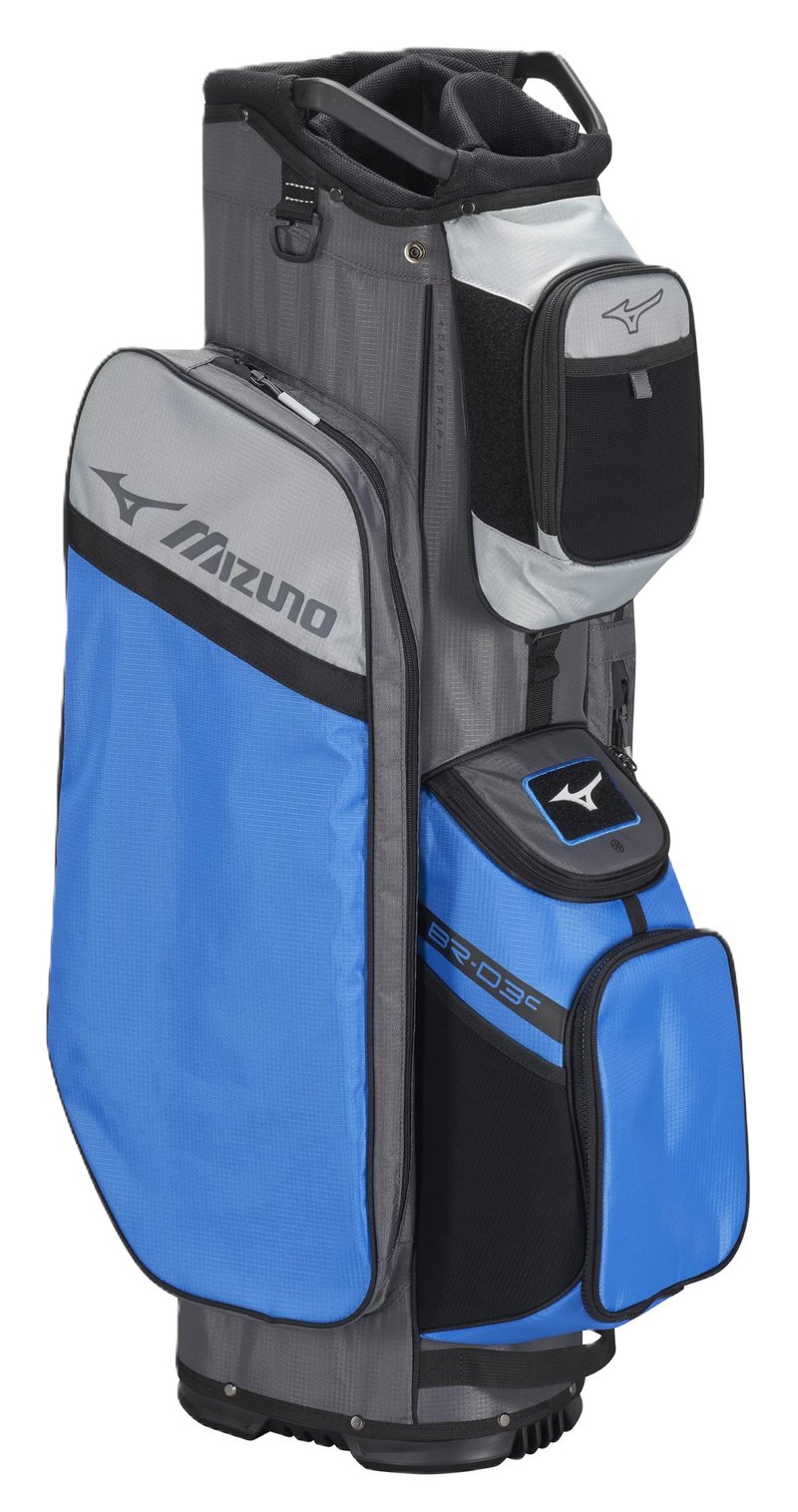 Mizuno BR-D3 cart bag, brilliant modrá/sivá