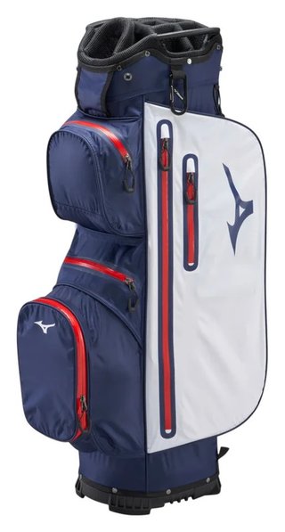 Mizuno BR-DRI cart bag, navy/červený