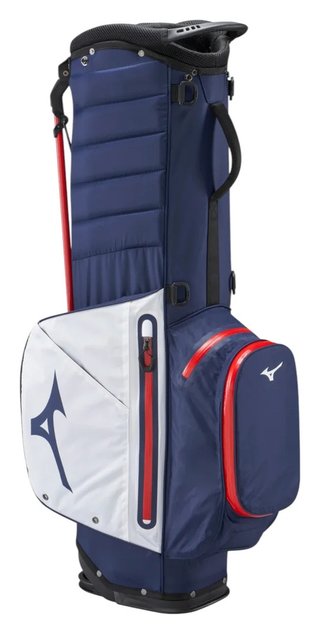Mizuno BR-DRI stand bag, námornícka/červená