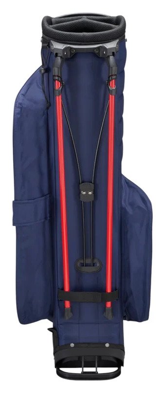 Mizuno BR-DRI stand bag, námornícka/červená