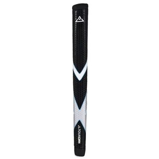 TourDri Midsize PU Putter Grip Black/Silver/Blue