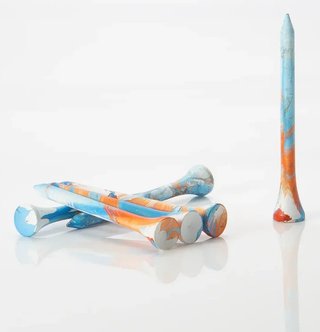Pride Sports Special Edition Paint Splatter týčky (45 ks), 83 mm (3 1/4"), modro/oranžové