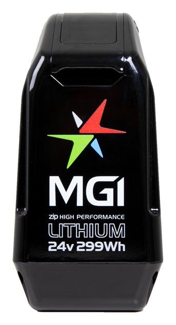 MGI 2024 ZIP 24V 299Wh Lithium Battery (36 holes) príslušenstvo k vozíkom, čierna