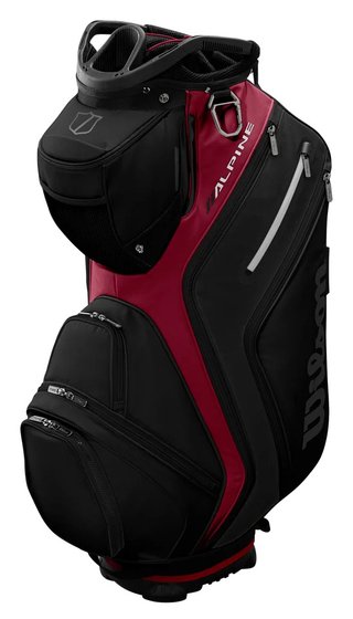 Wilson Alpine cart bag, čierno/červený