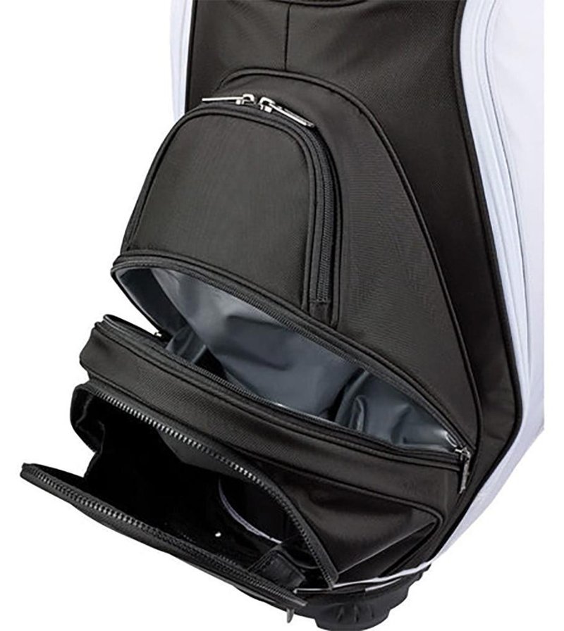 Wilson Alpine cart bag, čierny/biely/oranžový