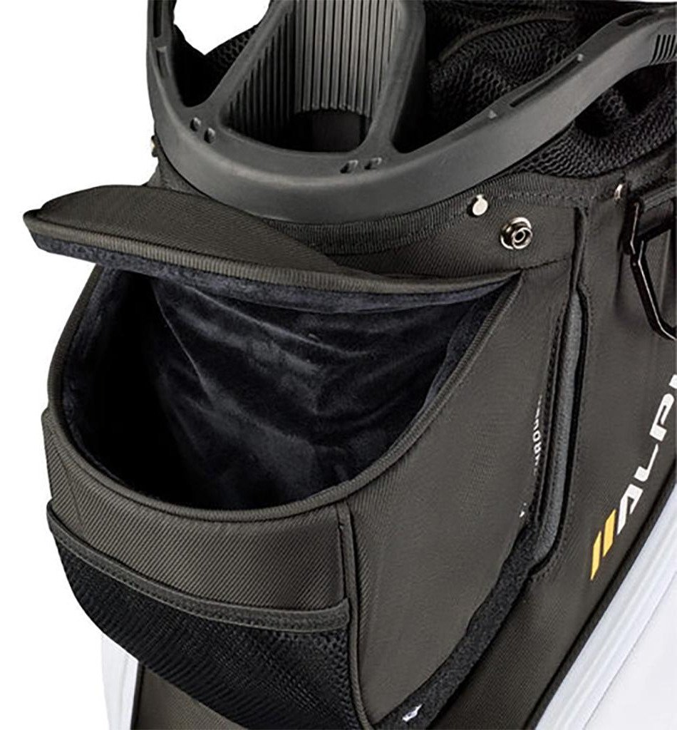 Wilson Alpine cart bag, čierny/biely/oranžový