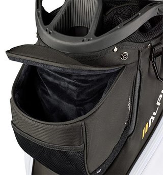 Wilson Alpine cart bag, čierny/biely/oranžový