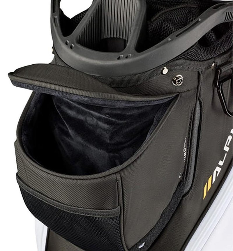 Wilson Alpine cart bag, čierny/biely/oranžový