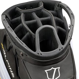 Wilson Alpine cart bag, čierny/biely/oranžový
