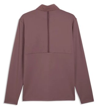 Puma Cloudspun Tech Hybrid 1/2 Zip pánska bunda, rich cocoa