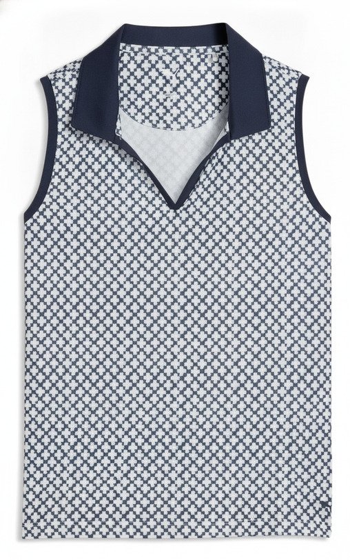 Puma Club Sleeveless pánske polo, deep navy