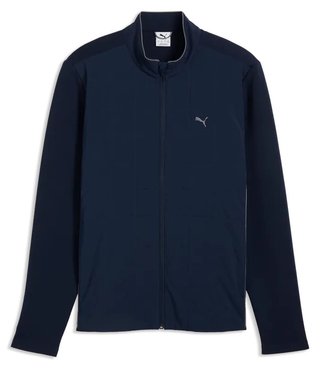 Puma Cloudspun Fleece Hybrid pánska bunda, deep navy