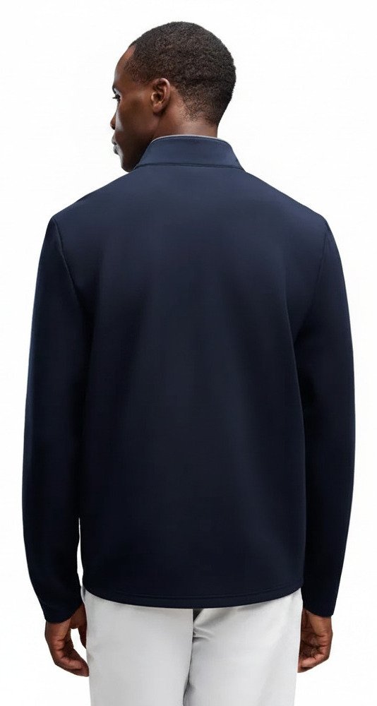 Puma Cloudspun Fleece Hybrid pánska bunda, deep navy
