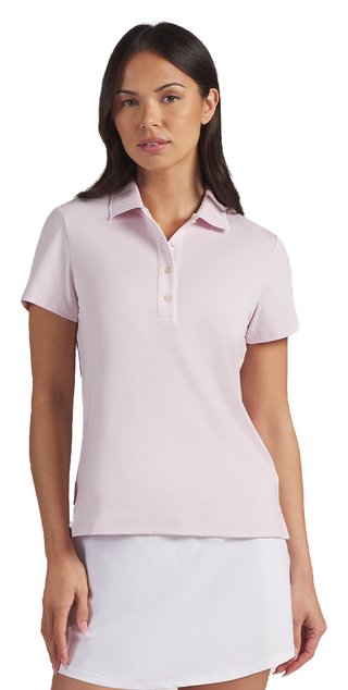 Puma Cloudspun Bridges dámske polo, powder pink