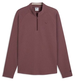 Puma Boulder 2.0. 1/4 Zip pánska mikina, rich cocoa